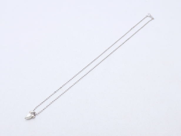 【買取】PT850ペアシェイプダイヤネックレス