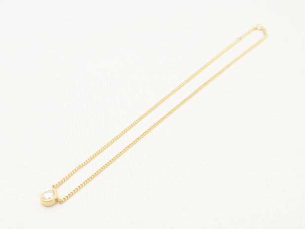 【買取】K18ダイヤモンドネックレス