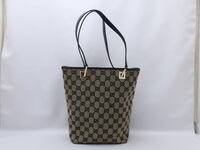【買取】 グッチ GGキャンバス トート